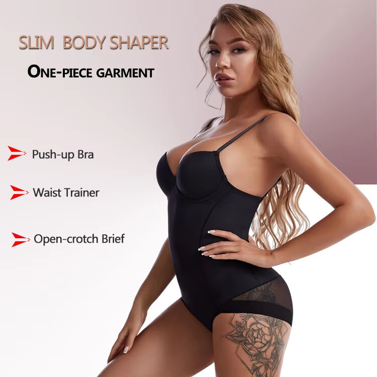 Smooth Shapewear Bodysuit Waist Trainer Tummy Control Body Shaper